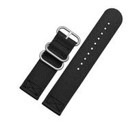 PJFSQAD Correa de lona adecuada for relojes Seven Friday T1 / T2 M2 M3 P2b P3 Q2 pulsera nailon accesorios for hombre 26 28mm(Two pieces black sk,26mm)
