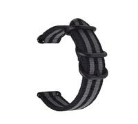 PJFSQAD Correa de nailon tejida 22 mm y 20 apta for Samsung Galaxy Watch 6 4 5 44 Gear S3 Classic Active 2 Band 24 18 for banda tela Amazfit
