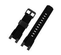 PJFSQAD Correa de reloj goma for hombre apta for Casio Fit for correa G-SHOCK for serie MTG-B2000 negra roja silicona Conector especial 25 mm * 14(Black-black)