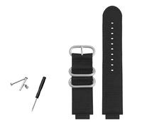 PJFSQAD Correa de reloj nailon for hombre, anillo Metal convexo 24x16mm, compatible for TIMEX T2N721 T2N720 TW2T76500 TW2T76300, correa deportiva lona transpirable