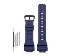 PJFSQAD Correa de reloj silicona caucho resina 18 mm brillante o mate for hombres y mujeres pulsera apta for Casio en forma for G-SHOCK DW-H5600 AQ-S810W AEQ-110(Matte dark blue-B)