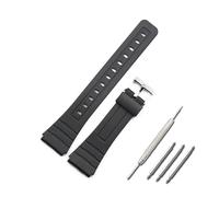 PJFSQAD Correa de resina for hombre, accesorios for reloj, hebilla Pin, cinta deportiva impermeable apta for Casio MQ-24 58 104 71 MW-59, pulsera for femenino