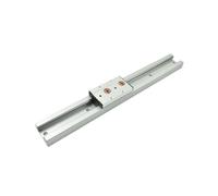 PJFSQAD Guía lineal de doble eje integrada plateada 70 mm, riel SGR25 100 a 1000 + deslizador bloque SGB25 for carpintería CNC(SGB25-5 wheel,600mm)