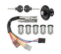 PJFSQAD Juego de cerradura Kit interruptor encendido 4162F4 4162L9 4162S1 4162-S1 Apto for Citroen Jumpy for Peugeot Expert for Fiat Scudo Barriles puerta