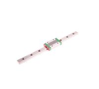 PJFSQAD Riel lineal en miniatura MGN7 MGN9 MGN12 MGN15 de 100 a 1000 mm, 1 guía MGN + carro MGN9H o MGN9C for impresora 3D CNC(MGN15H,300mm)