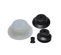 PJG PF 6 8 10 15 20 25 30 40 50 ventosas industriales de silicona para manipuladores (PF-50, color blanco)