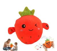 Pjjrdh Interactive Music Plush Toy,Interactive Banana - Soft Sensory Music Plush with Sounds,Fruit Stuffed Animal For Parent-Child Play, Fun Sound-Activated Rhythm Piano Doll(B)