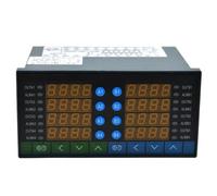 PJJYSVZP Termostato Digital de 8 Canales, Controlador de Temperatura PT100 multifunción de 8 vías, Mide múltiples Puntos, se Puede conectar con 8 sensores.(SSR Output Version)