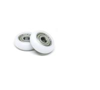 PJKTBEYI 4 Piezas 5 * 19 * 6 polea de cojinete de plástico Envuelto BSR62519-6 19 mm de diámetro 5 mm Eje Rodillo Recubierto de Pom 5 * 19 * 6 Rueda de Piezas de Impresora 3D(BSR625215-7 5x21.5x7)
