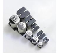 PJLANG 10 condensadores electrolíticos de aluminio SMD de 6,3 V a 50 V, 33 UF, 47 UF, 68 UF, 100 UF, 220 UF, 330 UF, 470 UF y 1000 UF.(50V 3.3UF 4x5.4MM)