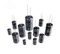 PJLANG Condensador electrolítico de aluminio de 10 V, 16 V, 25 V, 35 V, 50 V, 400 V y 450 V, 4,7 UF, 10 UF, 22 UF, 47 UF, 100 UF, 220 UF, 330 UF, 470 UF, 1000 UF, 2200 UF, 4700 UF(6.3V 2200UF 5PCS)