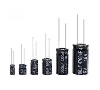 PJLANG Condensador electrolítico de aluminio de 16 V: 10 UF, 22 UF, 33 UF, 47 UF, 100 UF, 220 UF, 470 UF, 680 UF, 1000 UF, 2200 UF, 3300 UF, 22000 UF(16V 10000UF 2PCS)