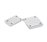 PJLANG Placa dentada de aluminio for abrazadera de arco 2GT/S2M/3M//S3M/5M/8M for correa síncrona abierta, clip fijo, placa dentada de conexión de correa de distribución(5M-Belt Width 25mm)