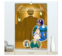 Pjotr Iljitsch Tschaikowski (hochwertiger Premium Wandkalender 2026 DIN A2 hoch), Kunstdruck in Hochglanz: Werke und Wege eines musikalischen Genies