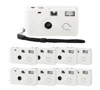 PJPSAA Paquete de 8 cámaras desechables para boda, a granel, de un solo uso, flash de 35 mm, 17 películas, 200 ISO para cumpleaños, conciertos, viajes, aniversarios, suministros de fiesta