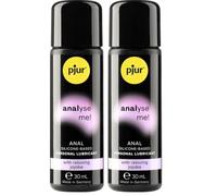 pjur analyse me! Relaxing - Lubricante silicona para sexo anal cómodo - lubricación extralarga - con jojoba (30ml) (Paquete de 2)