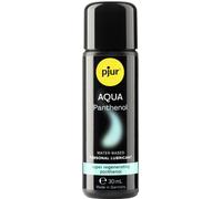 pjur AQUA Panthenol - Lubricante acuoso con pantenol hidratante - cuida la piel sin pegarse - apto para juguetes sexuales (30ml)