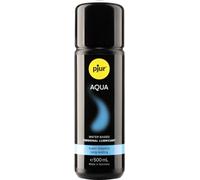 pjur AQUA - Premium-Lubricante acuoso - Excelentes propiedades lubricantes, hidrata y no se pega - para juguetes sexuales (500ml)