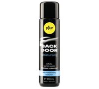 pjur BACK DOOR Moisturising - Lubricante acuoso para sexo anal intenso y juguetes - muy lubricante por el hialurón (100ml)