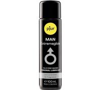 pjur MAN Extremeglide (100ml) - Lubricante muy concentrado de silicona para hombres - para una lubricación extralarga