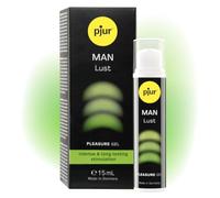 pjur MAN Lust - Gel para excitación intensa y estimulante - Gel estimulante que puede hacer más que el lubricante puro (15 ml)