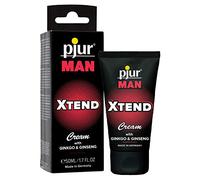 pjur MAN XTEND Cream - Crema de erección para hombres que desean más - con extracto de ginkgo y gingseng para prolongar el placer (50ml)