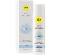 PJUR Med Natural Lubricante Base Agua 100 ML - Fórmula Hipoalergénica Para Pieles Secas
