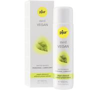 PJUR Med Vegan Glide Lubricante Base Agua 100 Ml - Fórmula Vegetal Sin Conservantes Para Máximo Placer