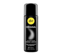 pjur ORIGINAL - Lubricante de silicona Premium - lubricación duradera sin pegarse - cunde mucho y es adecuado para preservativos (30ml)