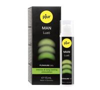 pjur MAN Lust - Gel para excitación intensa y estimulante - Gel estimulante que puede hacer más que el lubricante puro (15 ml)