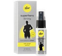 PJUR Spray Retardante Superhero Strong 20 ML - Cuidado Íntimo Para Disfrute Prolongado Con Extractos De Jengibre