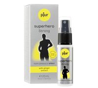 pjur superhero Strong Spray - Espray retardante muy concentrado para hombres - extracto de jengibre para durar más (20ml)
