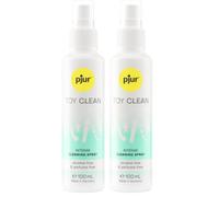 pjur TOY CLEAN - Espray de limpieza específico para juguetes eróticos - sin alcohol ni perfume - para una limpieza higiénica (100ml) (Paquete de 2)