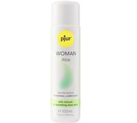 PJUR WOMAN Aloe Lubricante Base Agua 100 ML - Hidratación Suave Con Aloe Vera Para Bienestar Diario