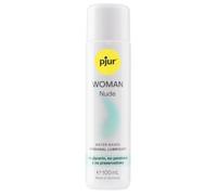 pjur WOMAN Nude - Lubricante natural acuoso - sin conservantes ni parabenos - especial para mujeres (100ml)