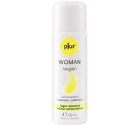 PJUR Woman Vegan Lubricante Base Agua 30 Ml - Fórmula Vegana Para Comodidad Y Adaptación Al pH Natural