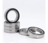 PJVPEJOD 6803 2RS Rodamiento rígido de Bolas 17 * 26 * 5 mm ABEC-1 Rodamientos de precisión de sección Delgada métrica 61803RS 6803 RS 52100 Rodamientos de Bolas de Acero Cromado 10PCS