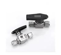 PJVPEJOD Bola de compresión for Tubos de 1/8", 1/4", 3/8", 1/2", 3/4" y 6/12 mm de diámetro Exterior. Acero Inoxidable 316L de Alta presión, 3000 PSI. Agua, Gas, Combustible y Aceite.(3.175mm)