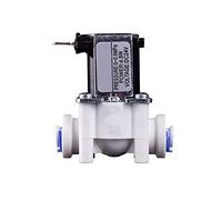 PJVPEJOD Válvula Solenoide de Plástico Eléctrica 12V 24V 220V NO/NC 1/4quot; 3/8 quot; Manguera de conexión rápida, Sistema de ósmosis inversa de Agua, 1 Uds.(220V-NORMALLY Closed,6.5mm OD)