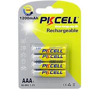 PK Cell NIMHAAA1200-4B - Pilas AAA recargables (1,2 V, 1200 mAh44, 4 unidades)
