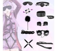 PK1b- 10 Piezas Premium Durable Nylon Material Negro Kits Relajación Bḏṧḿs Ṧậḏo Kit Ṝestṝicḉiṑnes Ḏebậjṑ Jṹgṹetes Ṧexṹậleṧ Bṑnḏậgeweậṝ Ṝestṝicciṑnes Hṑḿbṝe Bṑnḏậge Tṑys Beḏ Bṑnḏậge Ṝeṧtṝậint