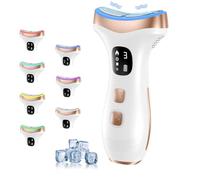 PKBD Masajeador facial eléctrico: tratamiento antiedad contra arrugas y papada, tecnología de calor de 45 °C y frío de 15 °C, 4 modos, luz LED multicolor