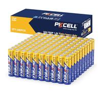 PKCELL Pilas AAA de 1,5 V duraderas para teléfonos fijos, mandos a distancia, juguetes, 100 unidades