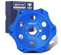 PKD - Disco de lija para amoladora angular, 125 x 22,23 mm, 6 segmentos, disco de lijado para amoladora angular, granito, piedra natural, piedra, mampostería, adhesivo para baldosas, pavimento