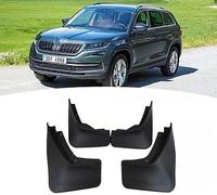PKFNKJ Coche Faldillas Antibarro para Skoda Kodiaq 2016-2020, Delanteros Y Traseros Antisalpicaduras Protector Guardabarros Accesorios