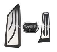 PKFNKJ Coche Pedales para BMW X1 X2, Antideslizante Reposapiés Inoxidable Freno Cubierta Interiores Accesorios,A/3PCS Manual