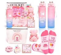 PKHGD Regalos para niñas de 10 años, regalos de 10º cumpleaños para niñas, ideas divertidas para hija, decoraciones divertidas de cumpleaños de 10 años para su sobrina, nieta, regalo popular de