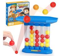 PKKP Bouncing Ball Tischspiel, 2024 neue Bounce Off Game, 4 Shots Desktop Bouncing Toy, Jumping Ball Tabletop Ping Pong Spielballspiel, Familie Freunde Party Spiele für Kinder Erwachsene