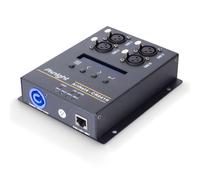 Pknight ArtNet DMX 2048 - Interfaz de controlador de iluminación Ethernet, 4 universo/braguero montable/PoE CR041