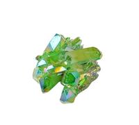 PKNVKZIDK 10Pcs Crystal Cluster Geode, Raw Quartz Stone Small Crystals for Home Decoration,F,50~80g